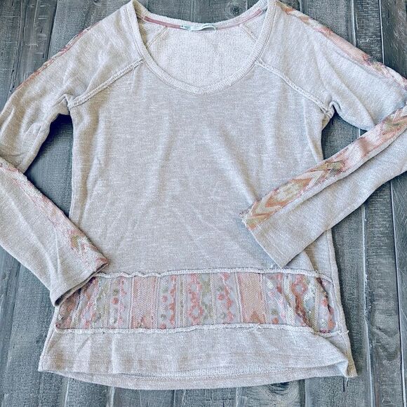 Maurice’s Dusty Pink Sequin Long Sleeve Sweater Top XS - Picture 1 of 5